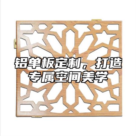 铝单板定制，打造专属空间美学